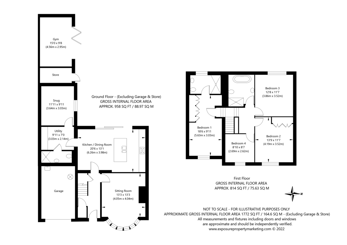 5 bed house for sale in Eden Close, Woodthorpe, York - Property floorplan