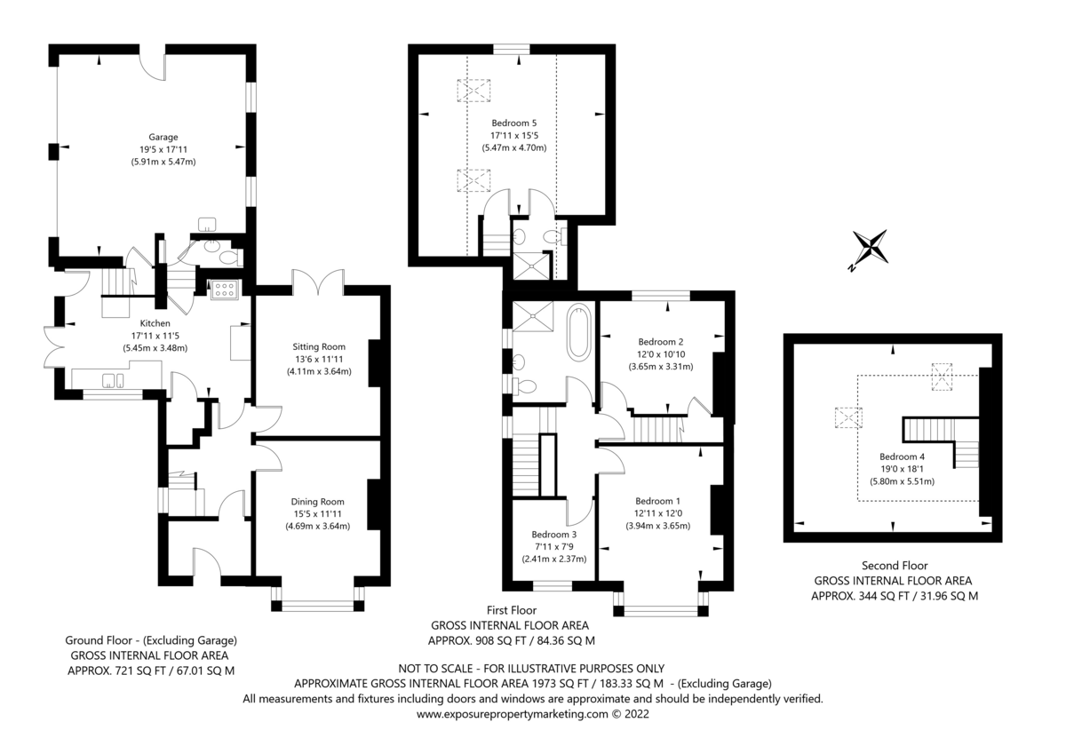 5 bed house for sale in Top Lane, Copmanthorpe, York - Property floorplan