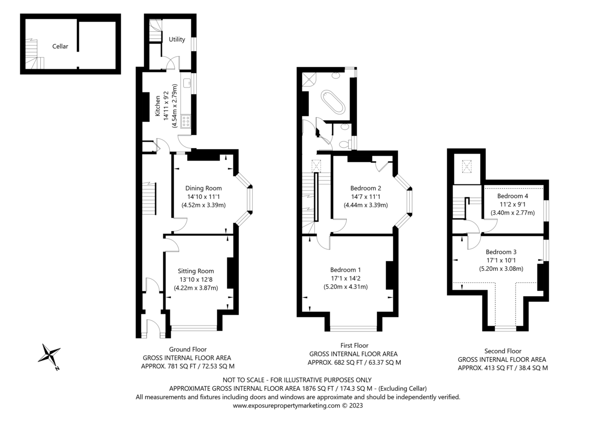 4 bed house for sale in Pine Tree Avenue, Boston Spa, Wetherby - Property floorplan