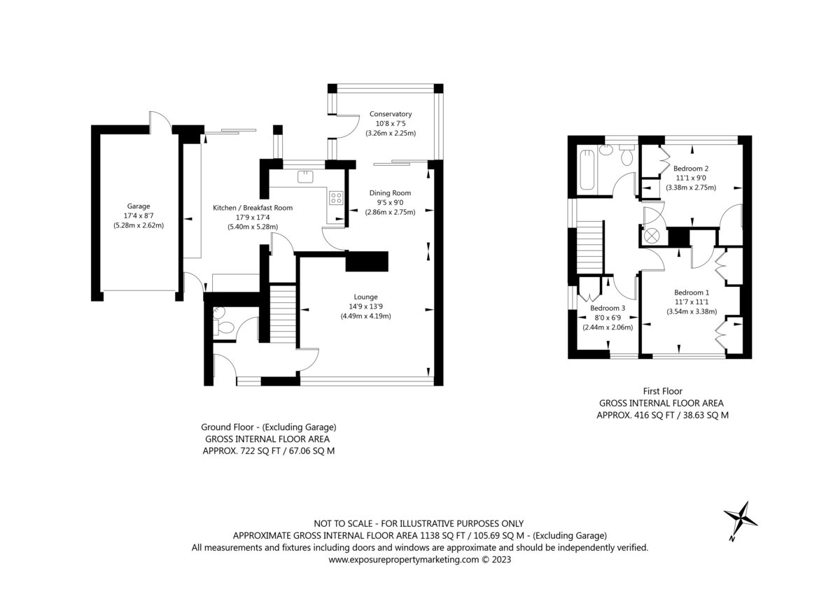 3 bed house for sale in St. Nicholas Road, Copmanthorpe - Property floorplan