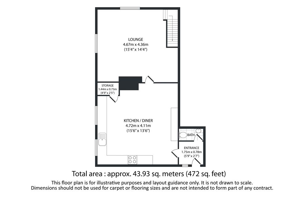 2 bed house for sale in Tithe Barn Street - Property Floorplan