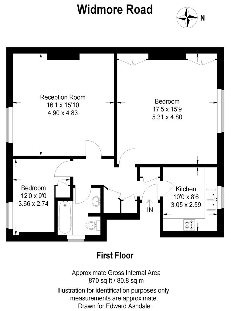 2 bed flat to rent in Widmore Road, Bromley 8