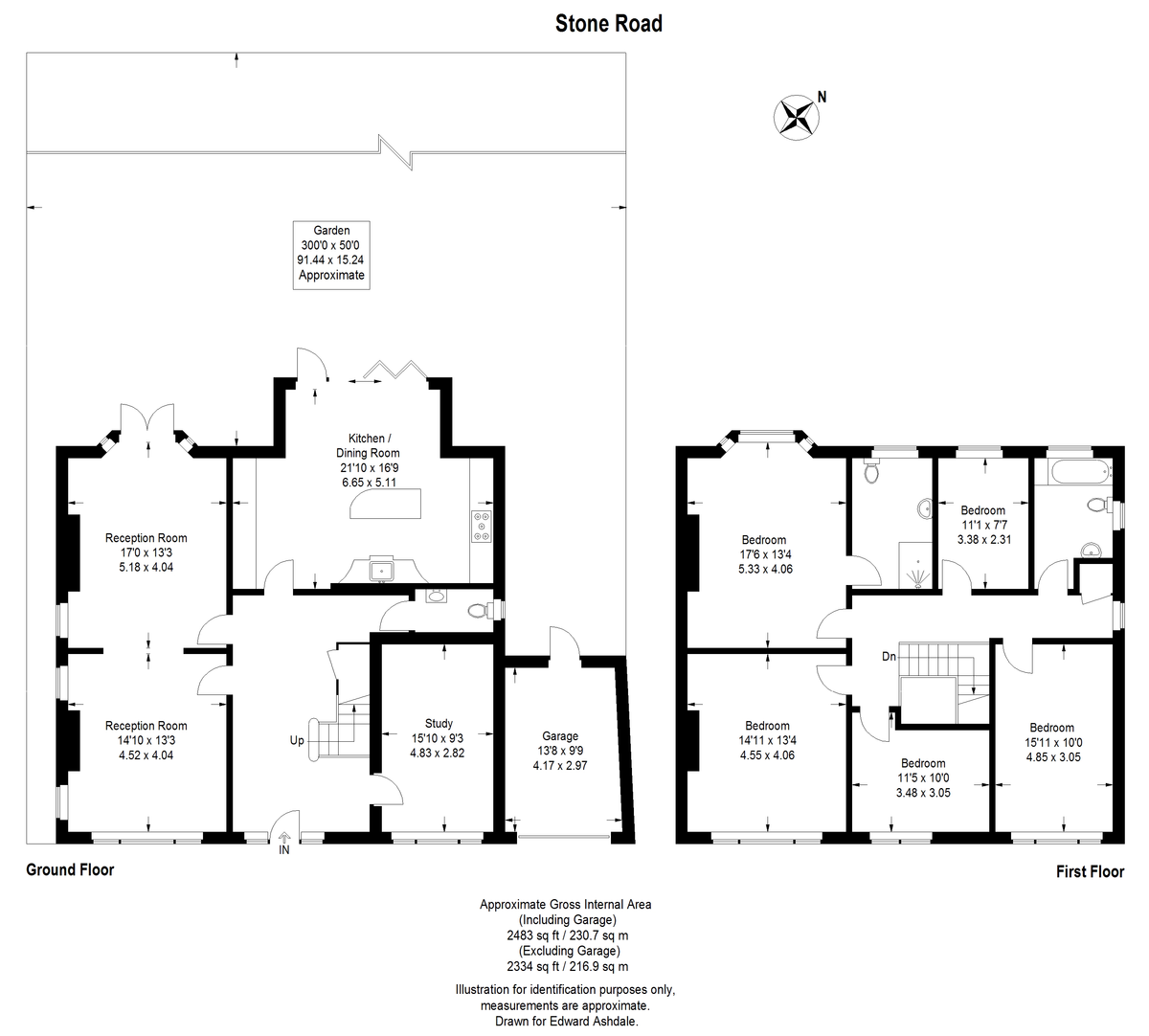 5 bed house for sale - Property Floorplan