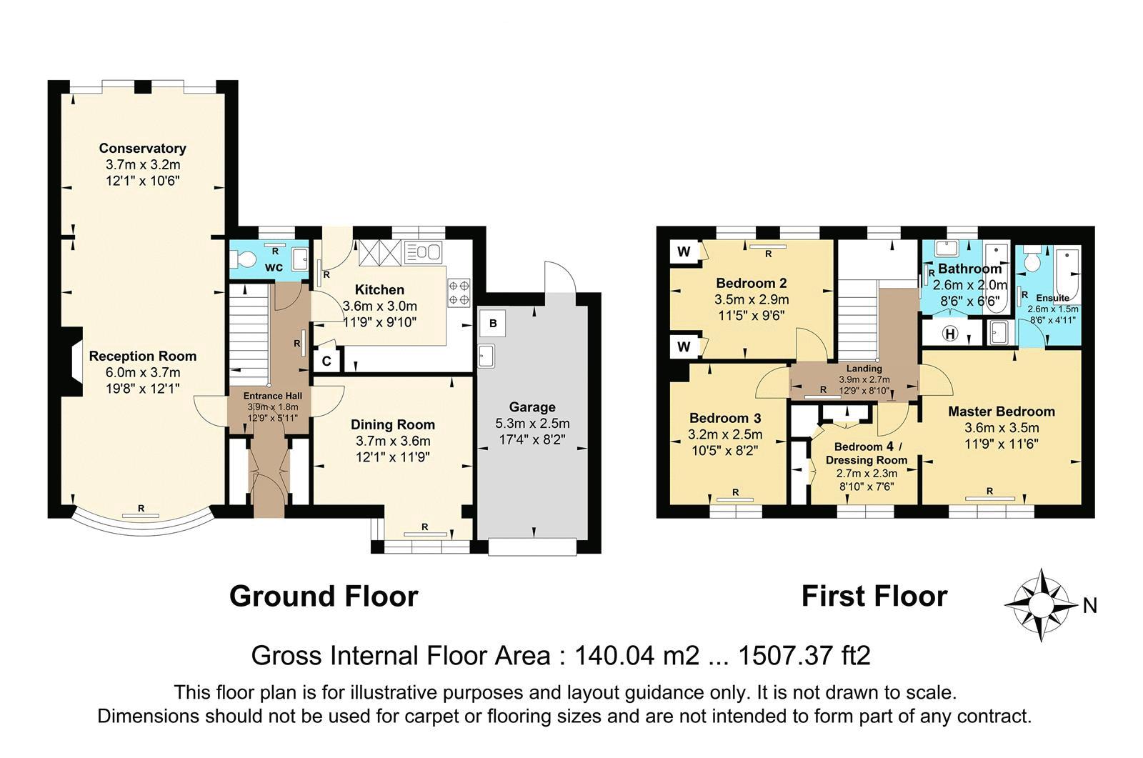 4 bed house for sale in Blue Cedars - Property Floorplan