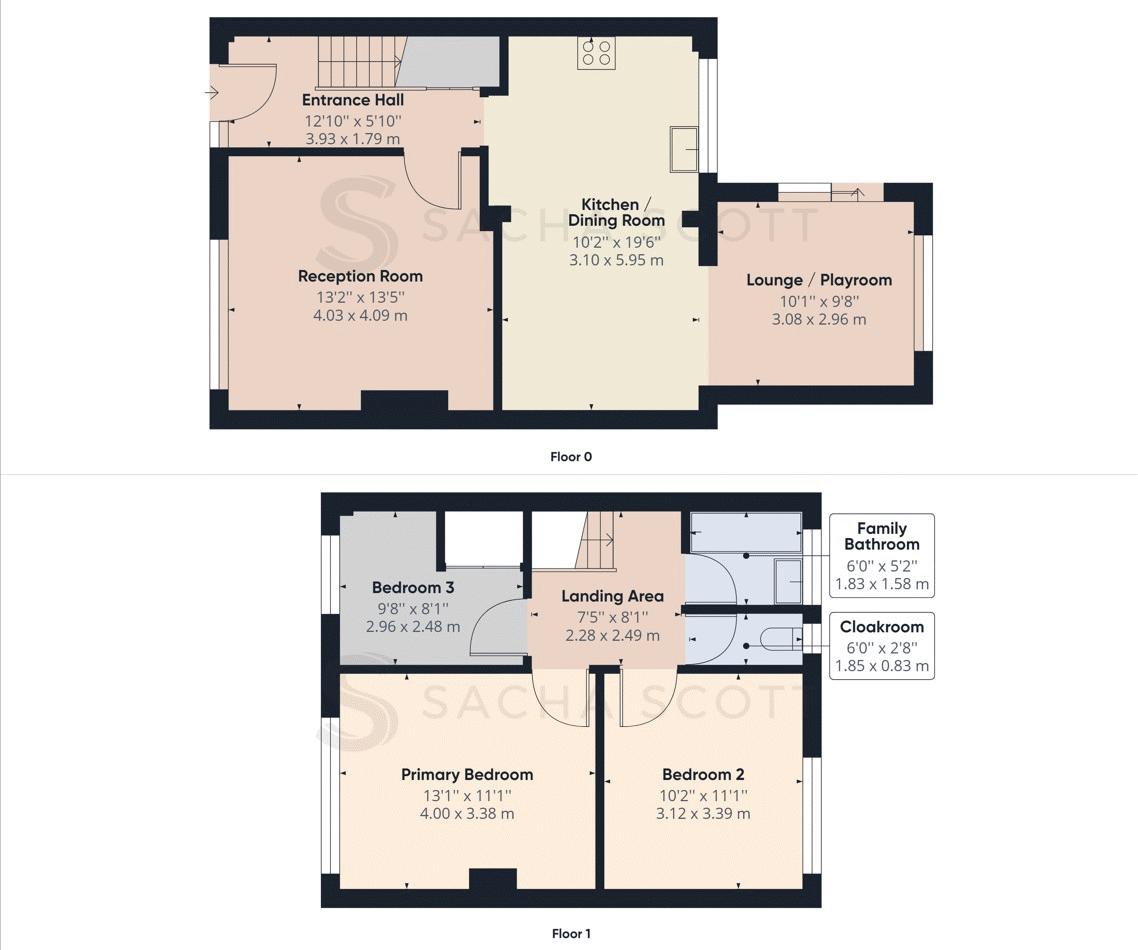 3 bed house for sale in Woodmansterne Street - Property Floorplan