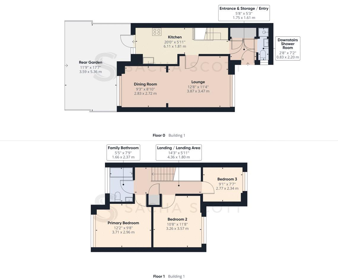 3 bed house for sale in Blakeney Close - Property Floorplan