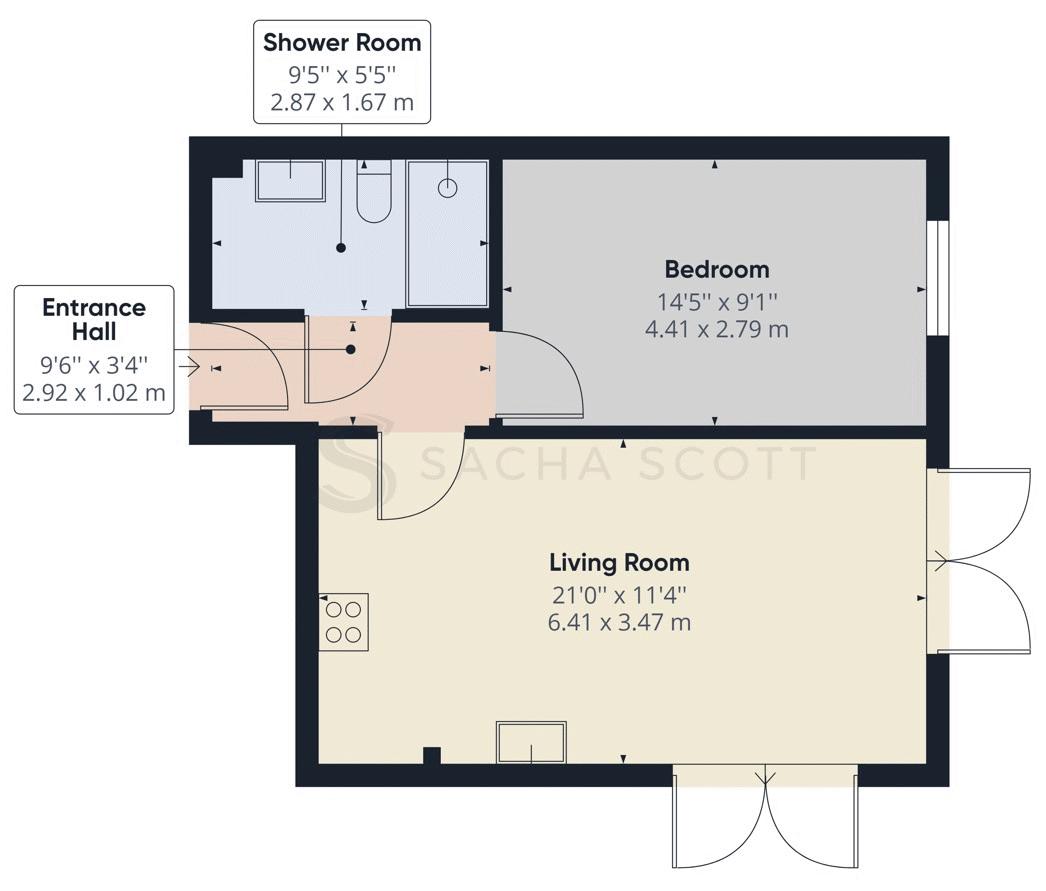 1 bed  for sale in London Road - Property Floorplan