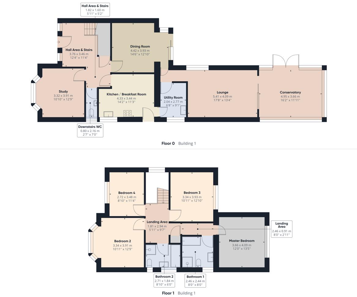 4 bed house for sale in Nork Way - Property Floorplan