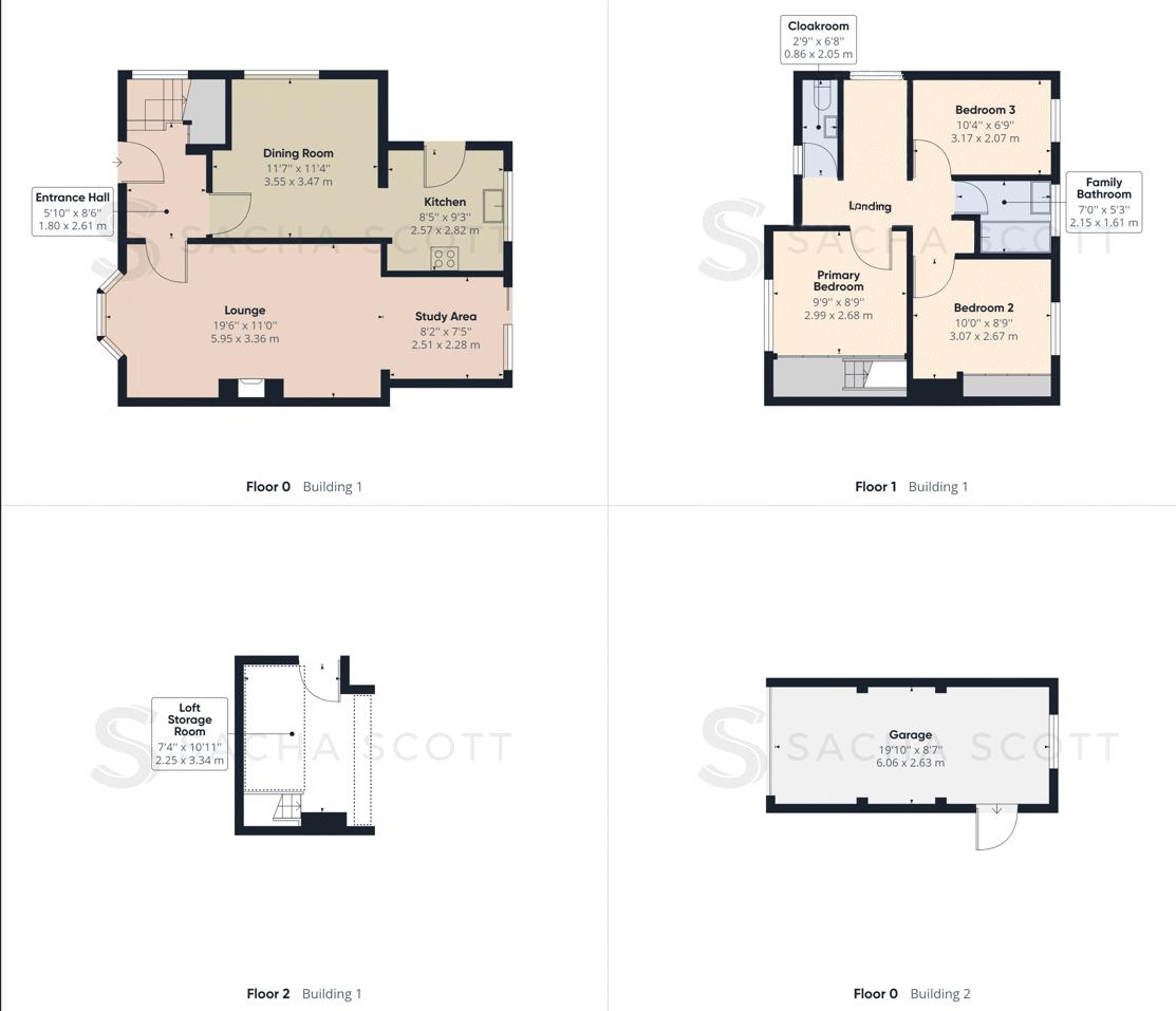 3 bed house for sale in Warren Road - Property Floorplan
