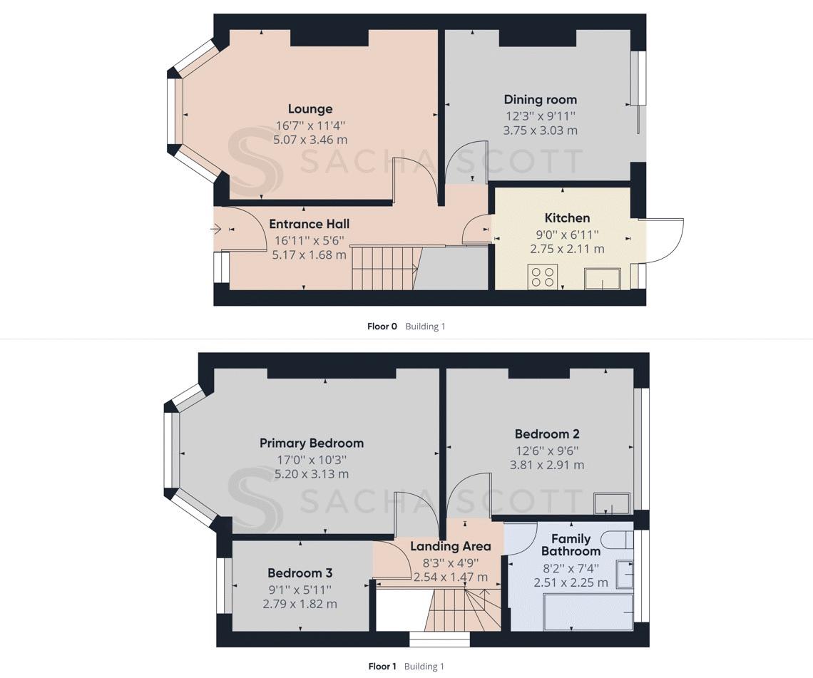 3 bed house for sale in Fairford Gardens - Property Floorplan