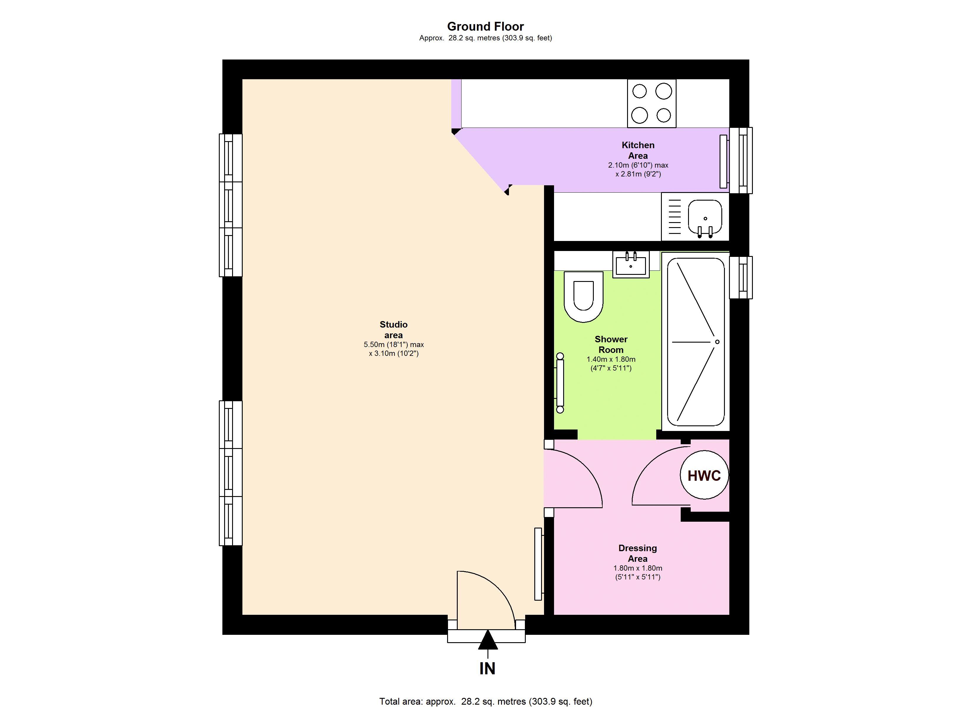 1 bed  to rent in 50 Station Approach - Property Floorplan