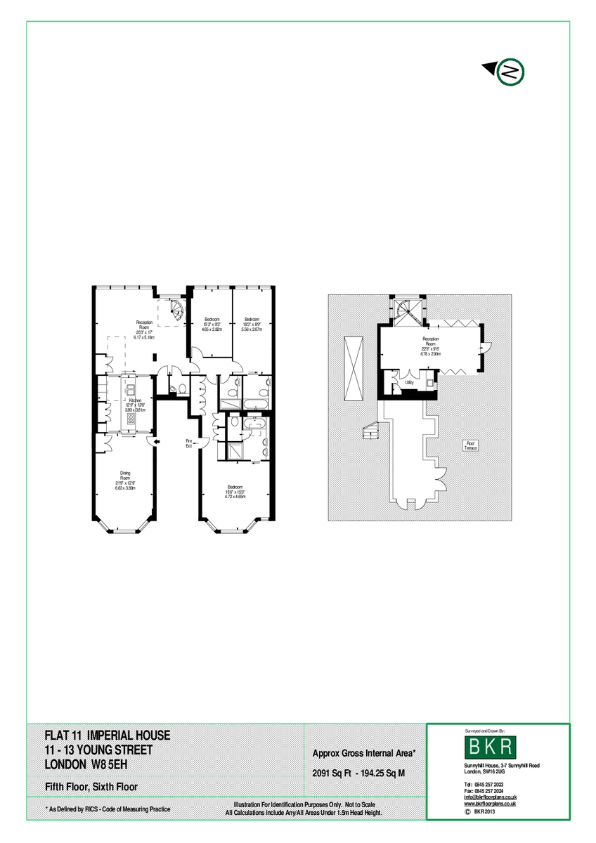 3 bed flat to rent in Imperial House, London - Property Floorplan