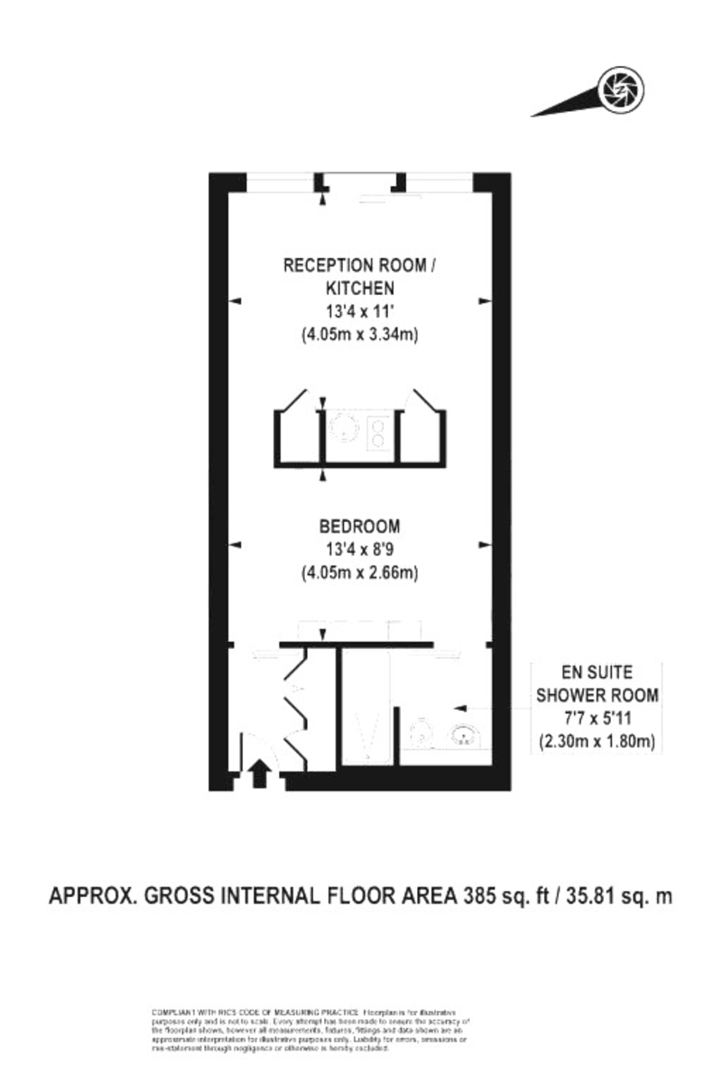 Flat to rent in 5 Moor Lane - Property Floorplan