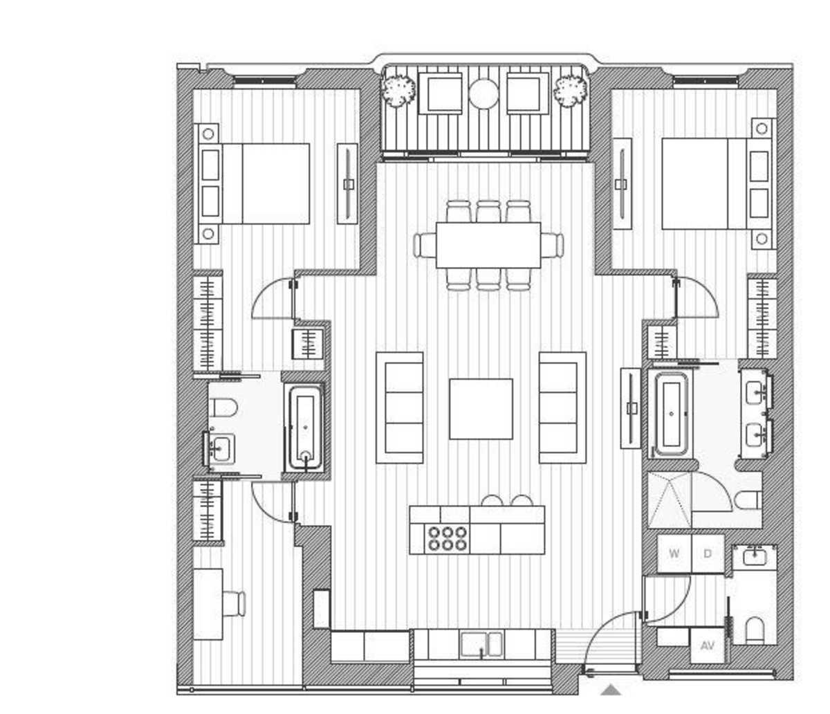 2 bed flat for sale in Moxon Street, Marylebone - Property Floorplan