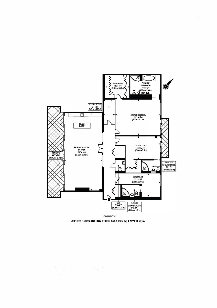 3 bed flat for sale in The Courthouse, 70 Horseferry Road - Property Floorplan