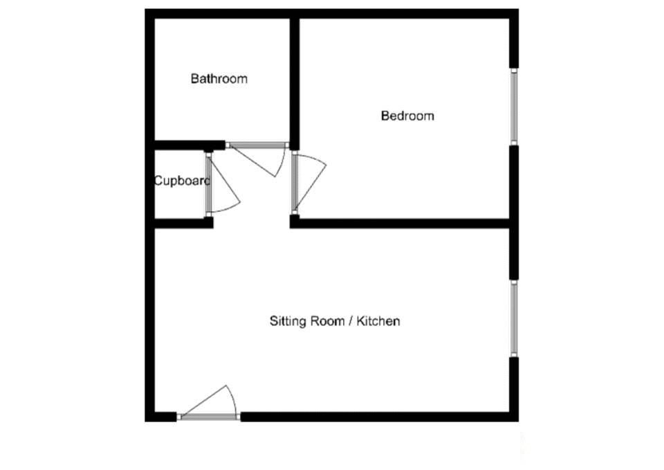 1 bed  for sale in Yeovil - Property Floorplan