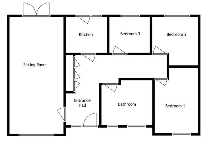3 bed bungalow for sale in Hewish, Crewkerne - Property Floorplan