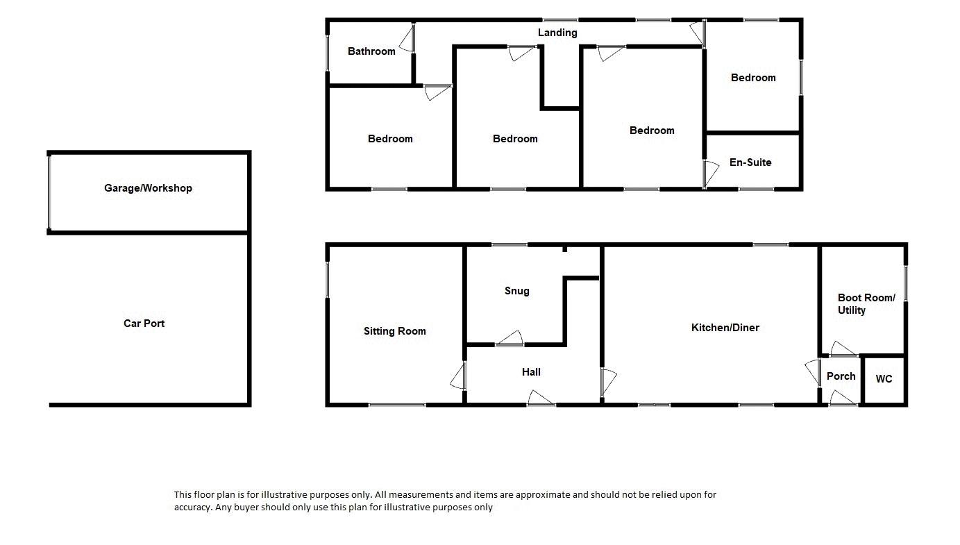 4 bed house for sale in Yeabridge, South Petherton - Property Floorplan