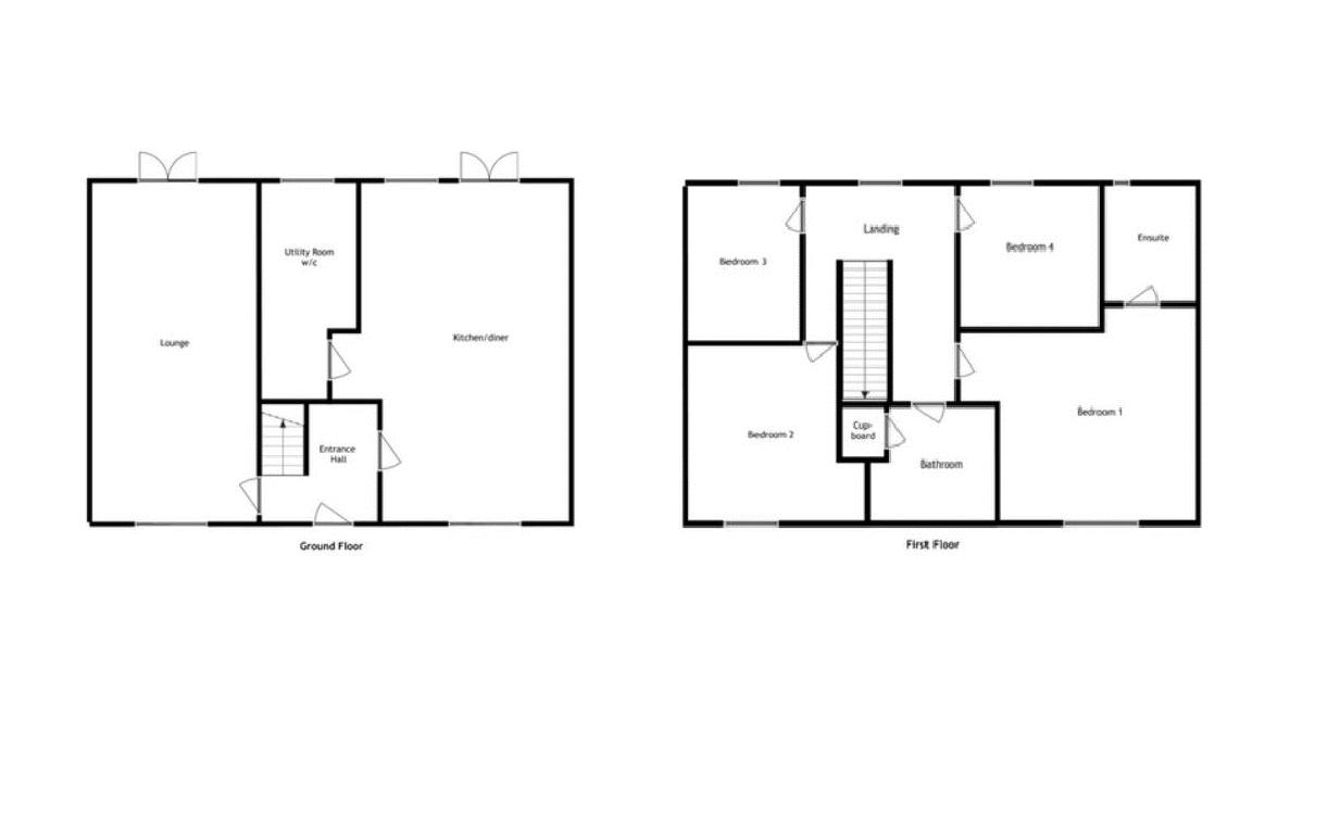 4 bed house to rent in Norton Sub Hamdon - Property Floorplan