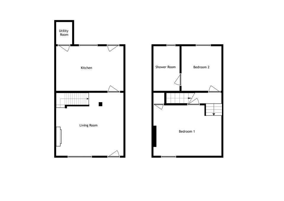 2 bed cottage for sale in South Petherton - Property Floorplan