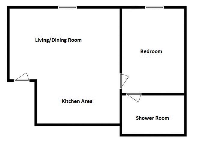 1 bed flat for sale in Yeovil - Property Floorplan