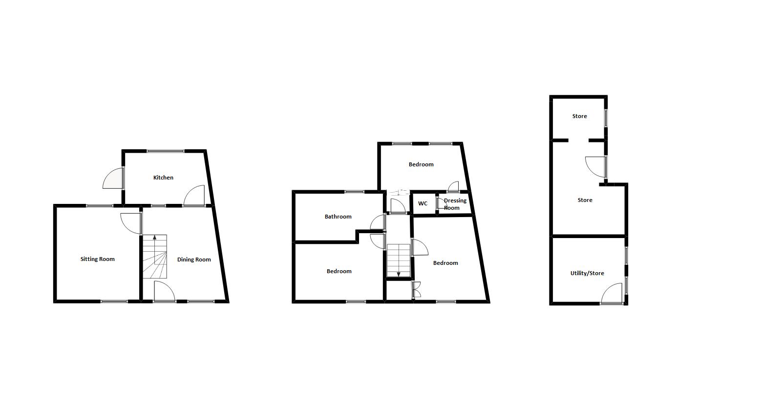 3 bed cottage for sale in Rectory Lane, Norton Sub Hamdon - Property Floorplan