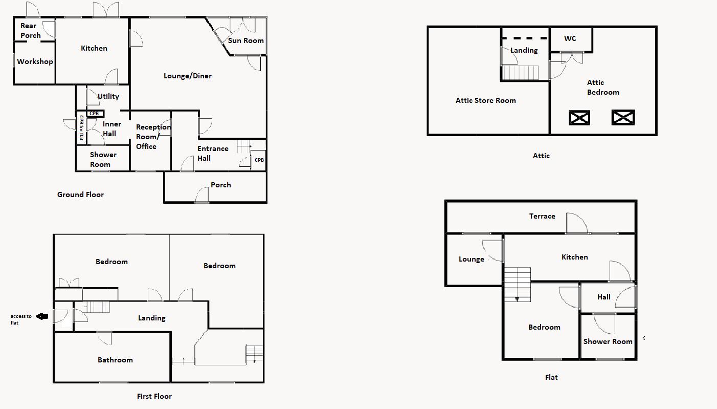 4 bed house for sale in East Stoke, Stoke-Sub-Hamdon - Property Floorplan