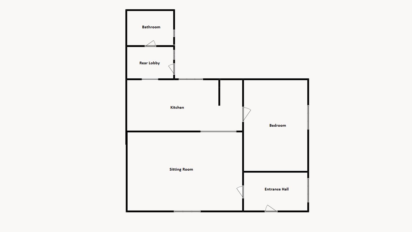 1 bed flat to rent in South Petherton - Property Floorplan