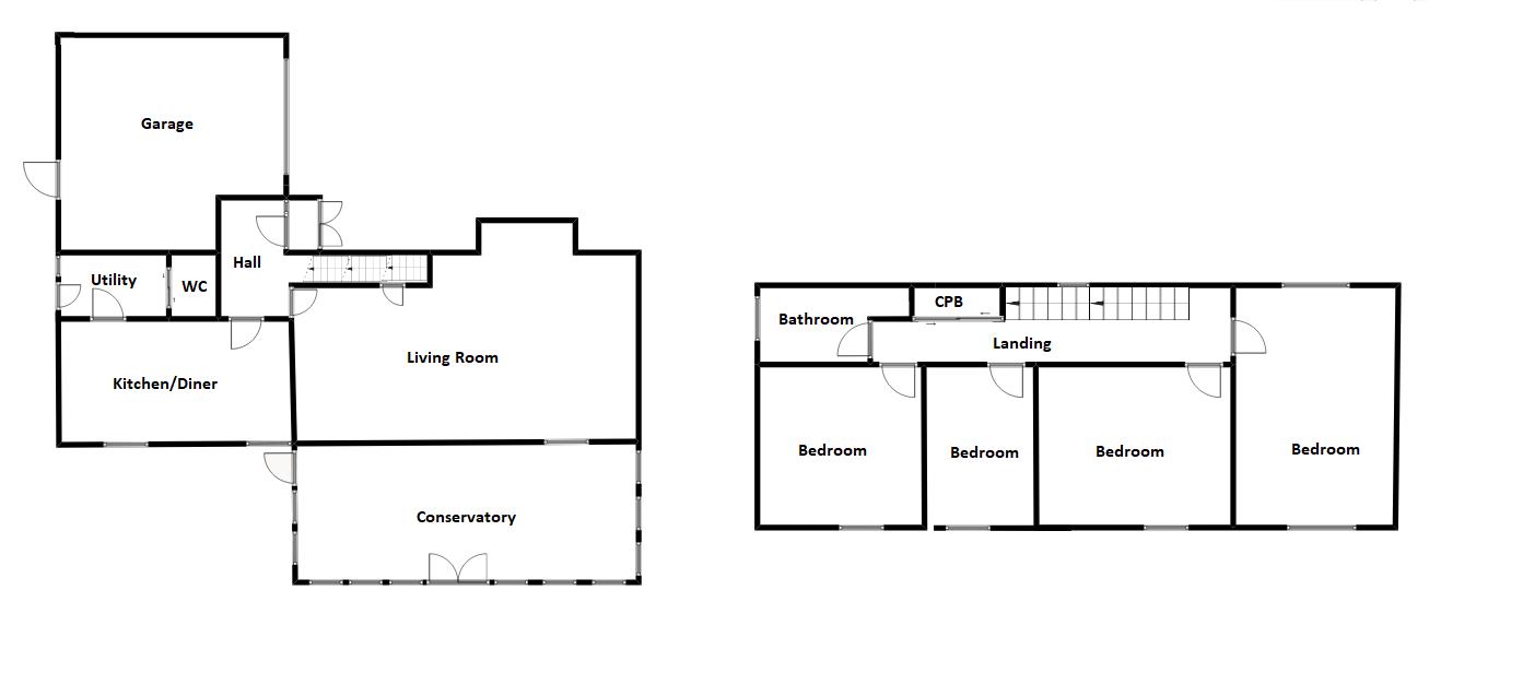 4 bed house for sale in South Petherton - Property Floorplan