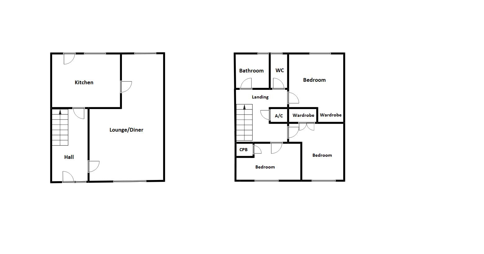 3 bed house for sale in Bower Hinton, Martock - Property Floorplan