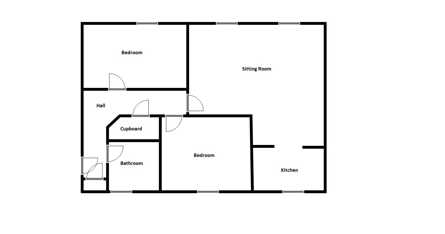 2 bed flat to rent in Martock - Property Floorplan