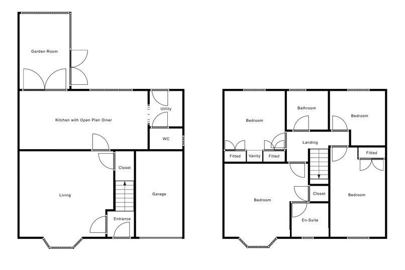 4 bed house for sale in Fosse Close, Yeovil - Property Floorplan