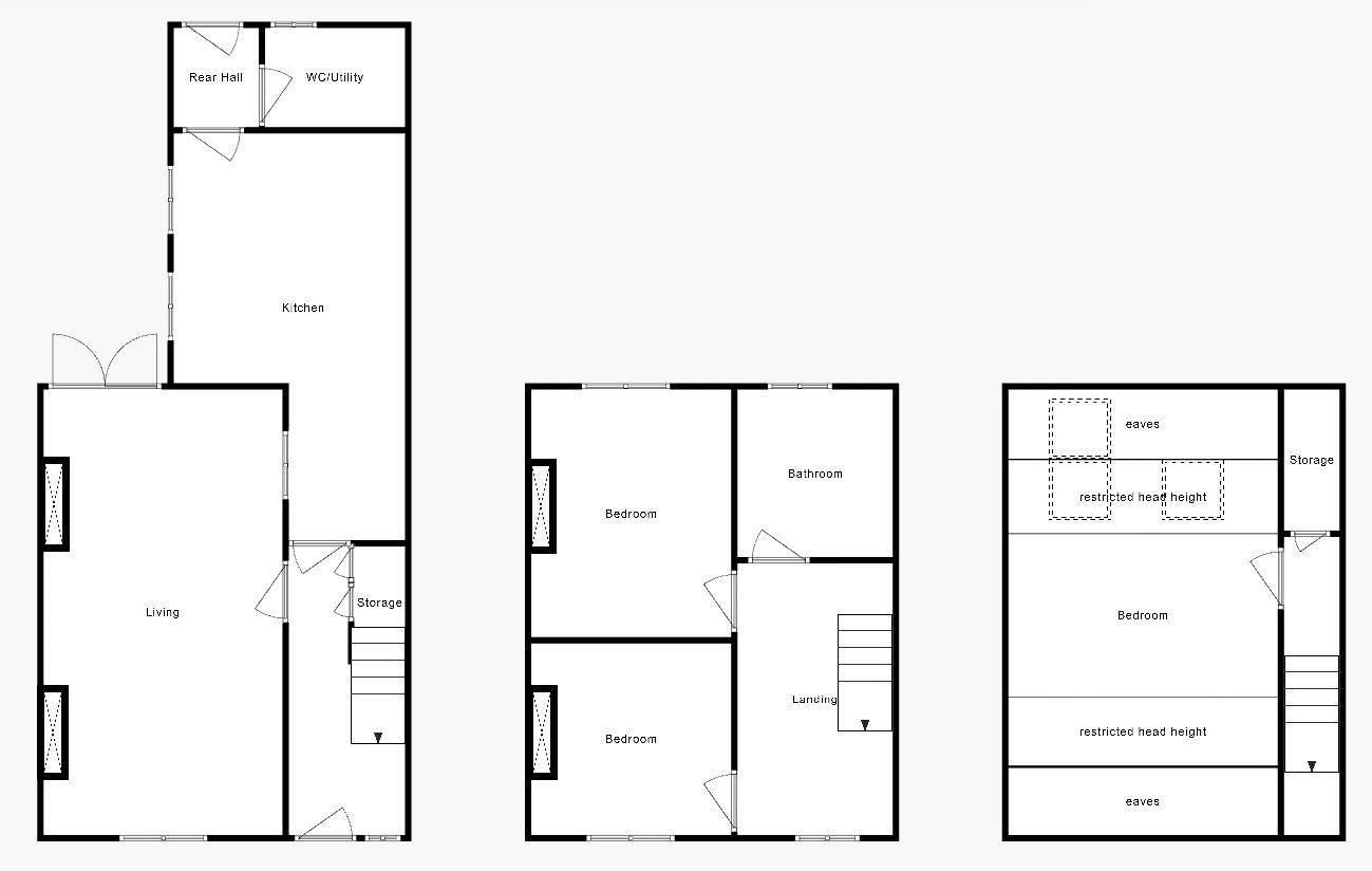 3 bed cottage for sale in High Street, Stoke-Sub-Hamdon - Property Floorplan
