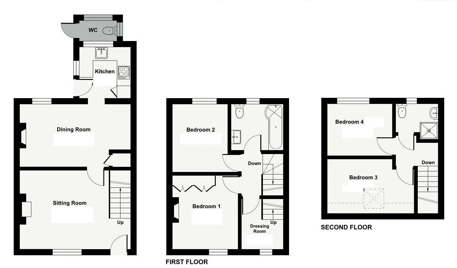 4 bed cottage for sale in Stoke Sub Hamdon - Property Floorplan