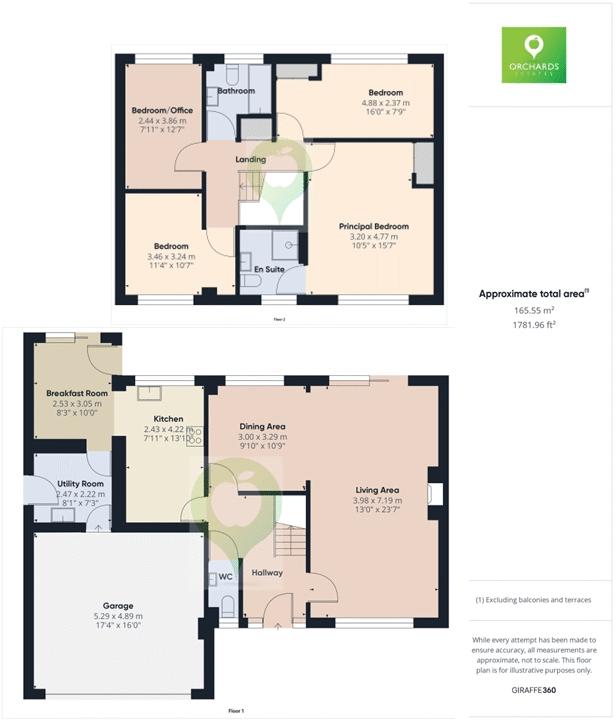 4 bed house for sale in Orchard Close, South Petherton - Property Floorplan