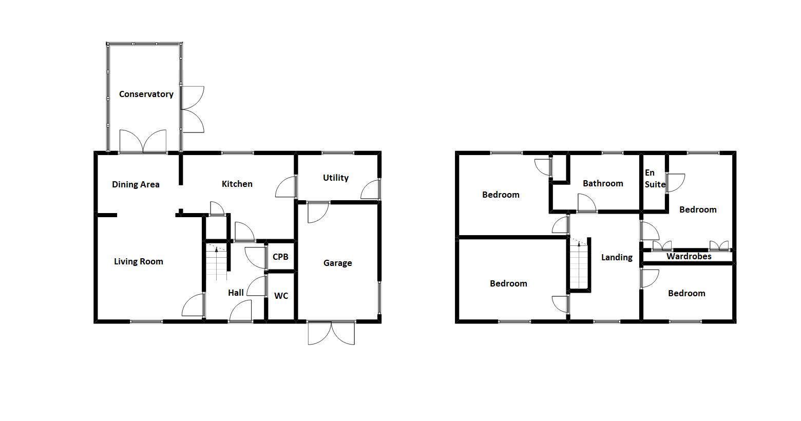 4 bed house to rent in Langlands, Stoke-Sub-Hamdon - Property Floorplan
