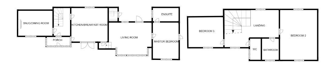 3 bed cottage for sale in Lower Chillington, Ilminster - Property Floorplan