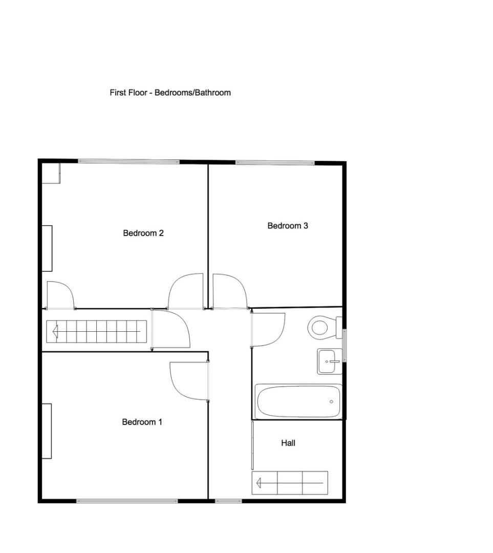 3 bed house for sale in Newborough Avenue, Llanishen, Cardiff - Property Floorplan