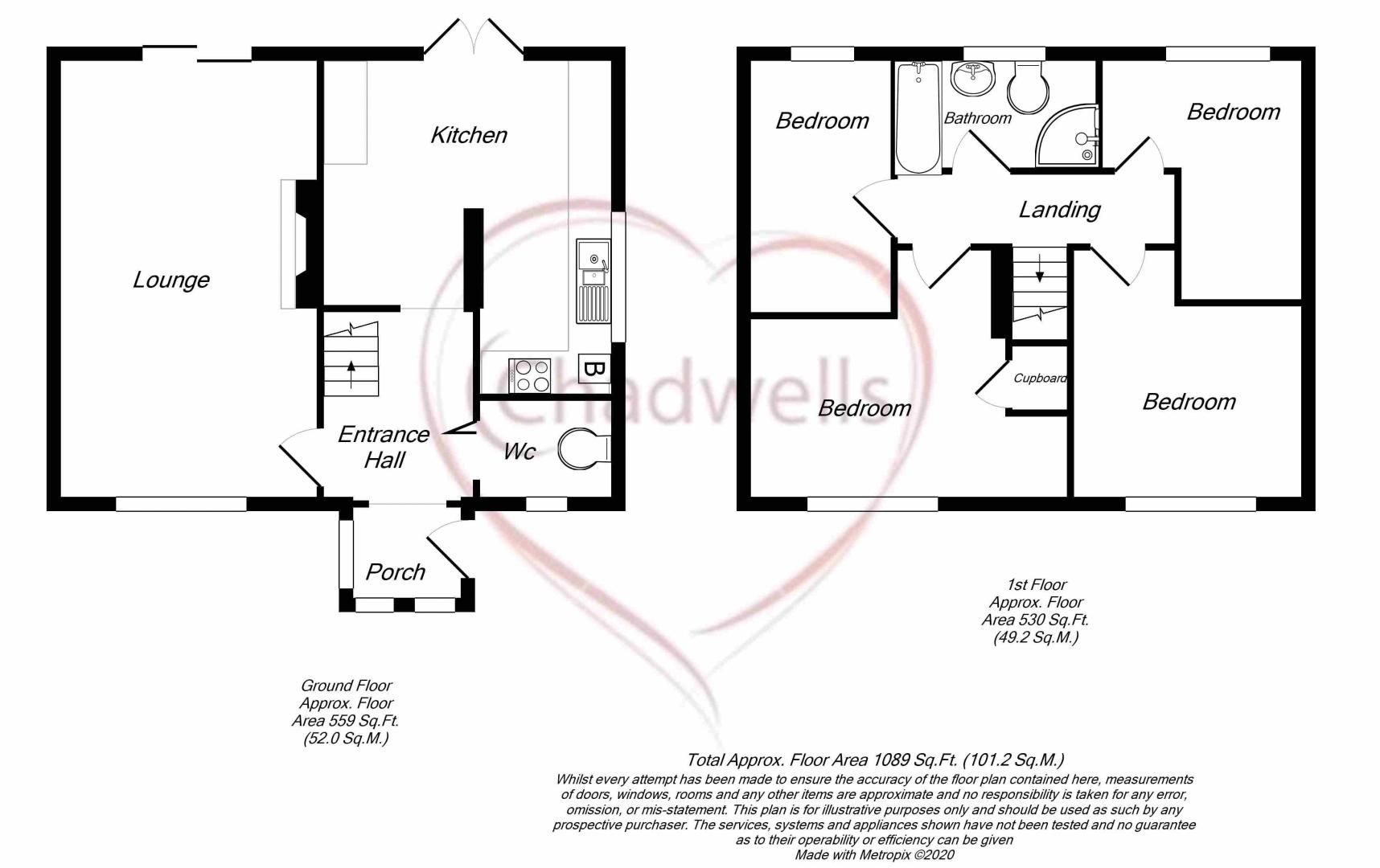 4 bed house for sale in Petersmith Drive, New Ollerton, NG22 - Property Floorplan