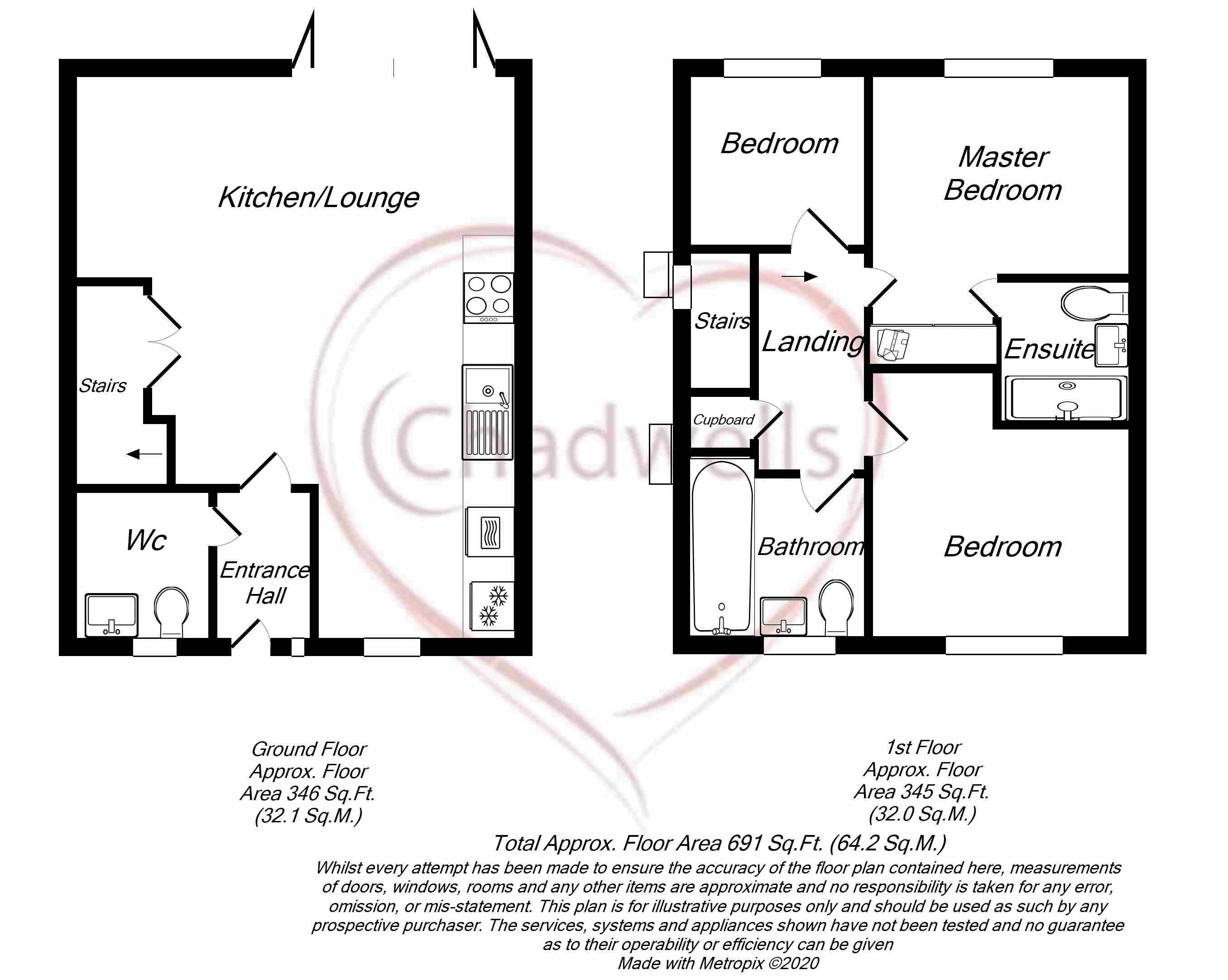 3 bed house to rent in Kingfisher Way, Ollerton, NG22 - Property Floorplan