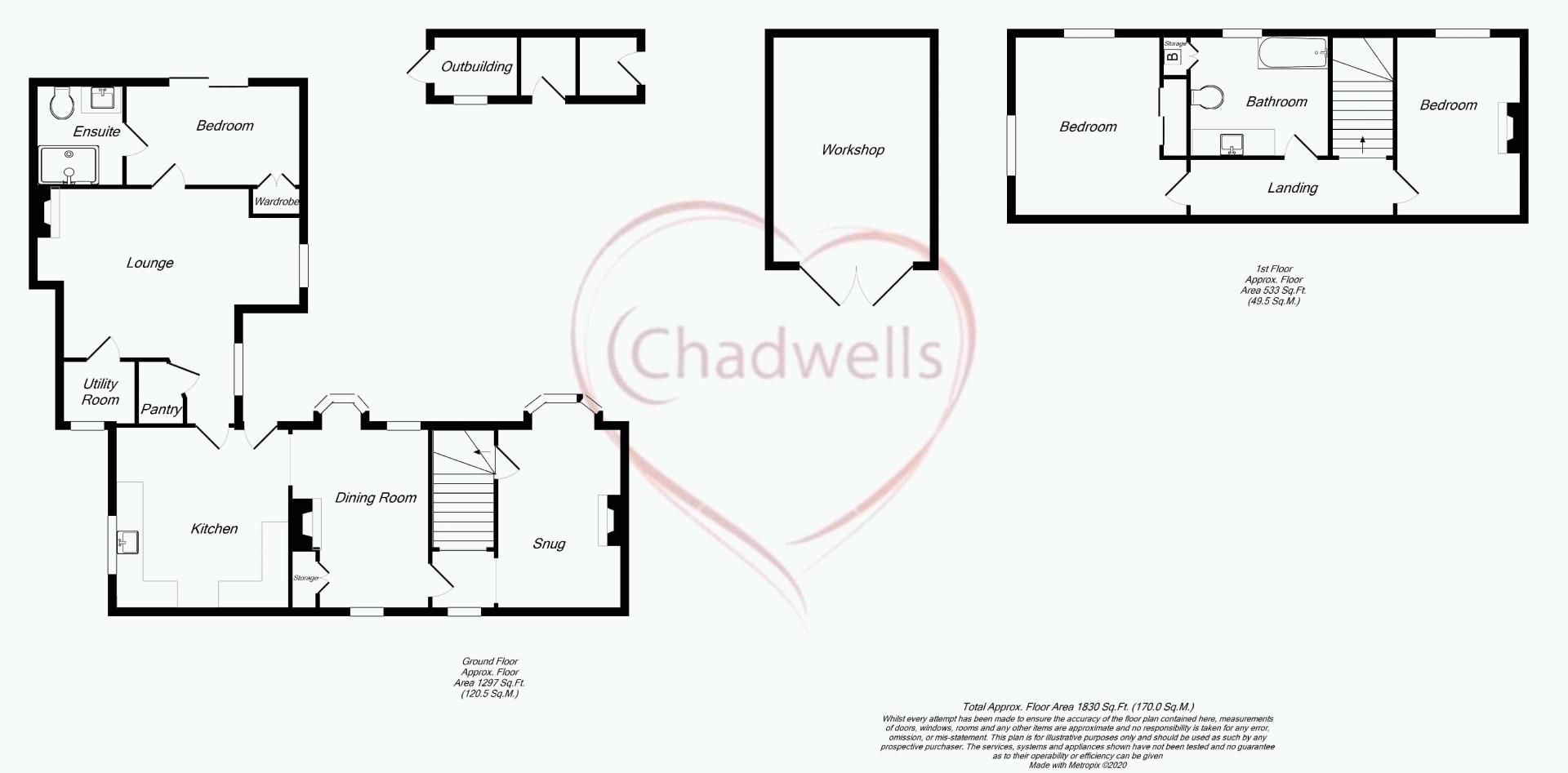 3 bed cottage for sale in Main Street, Walesby, NG22 - Property Floorplan