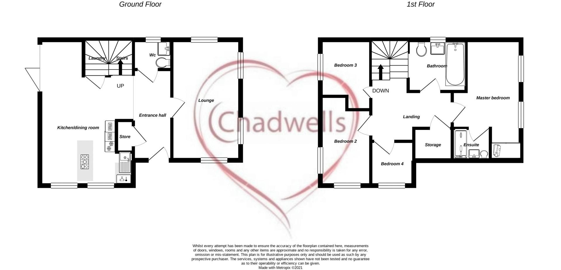 4 bed house for sale in Robin Close, Newark, NG22 - Property Floorplan