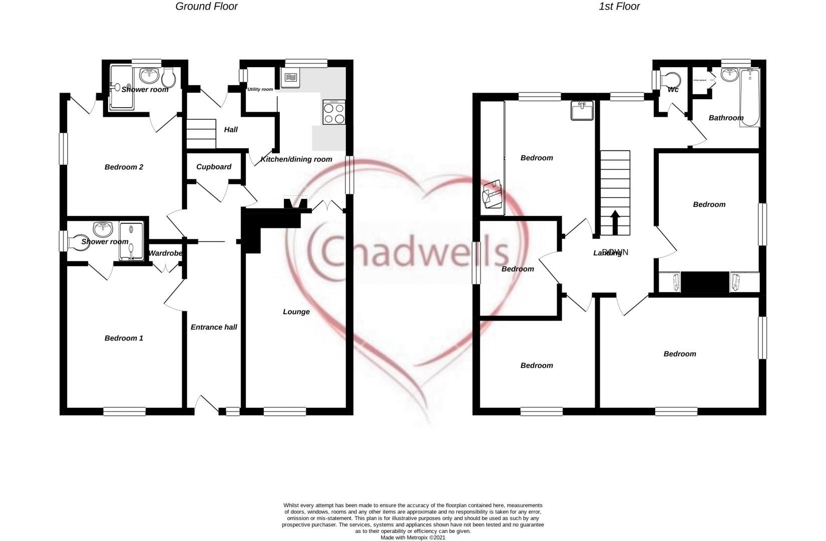 7 bed house for sale in Hardwick Drive, Ollerton, NG22 - Property Floorplan