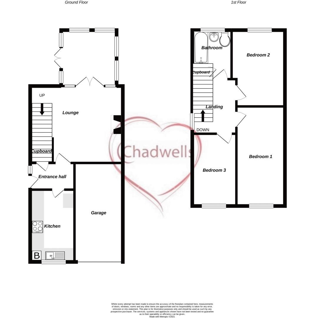3 bed house for sale in Brackendale Drive, Waleby, NG22 - Property Floorplan