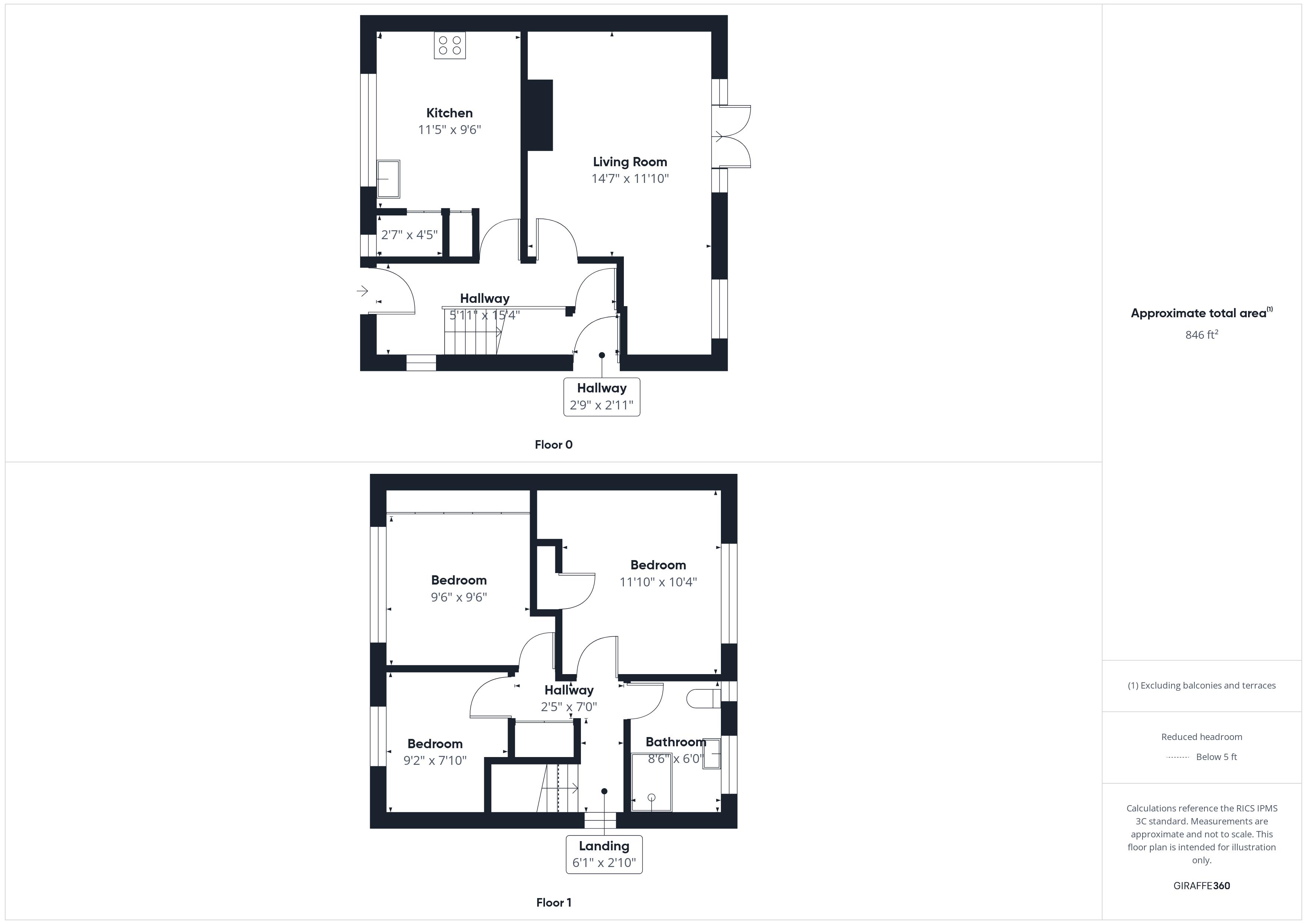 3 bed house for sale in Lansbury Road, Bilsthorpe, NG22 - Property Floorplan