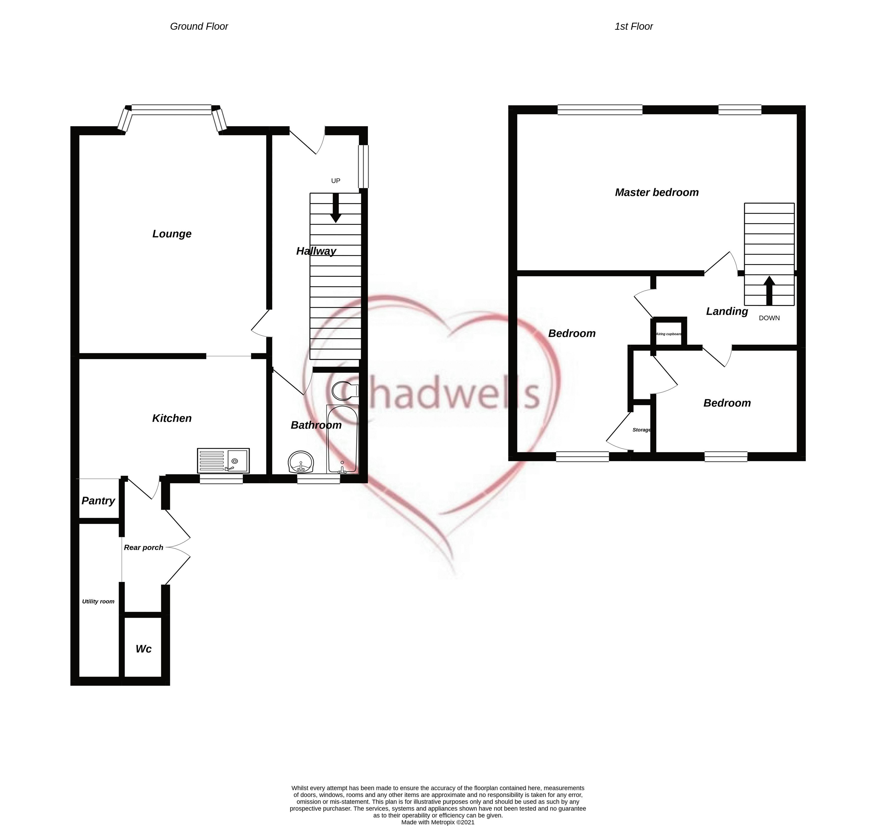 3 bed house for sale in Greenwood Avenue, Mansfield, NG21 - Property Floorplan