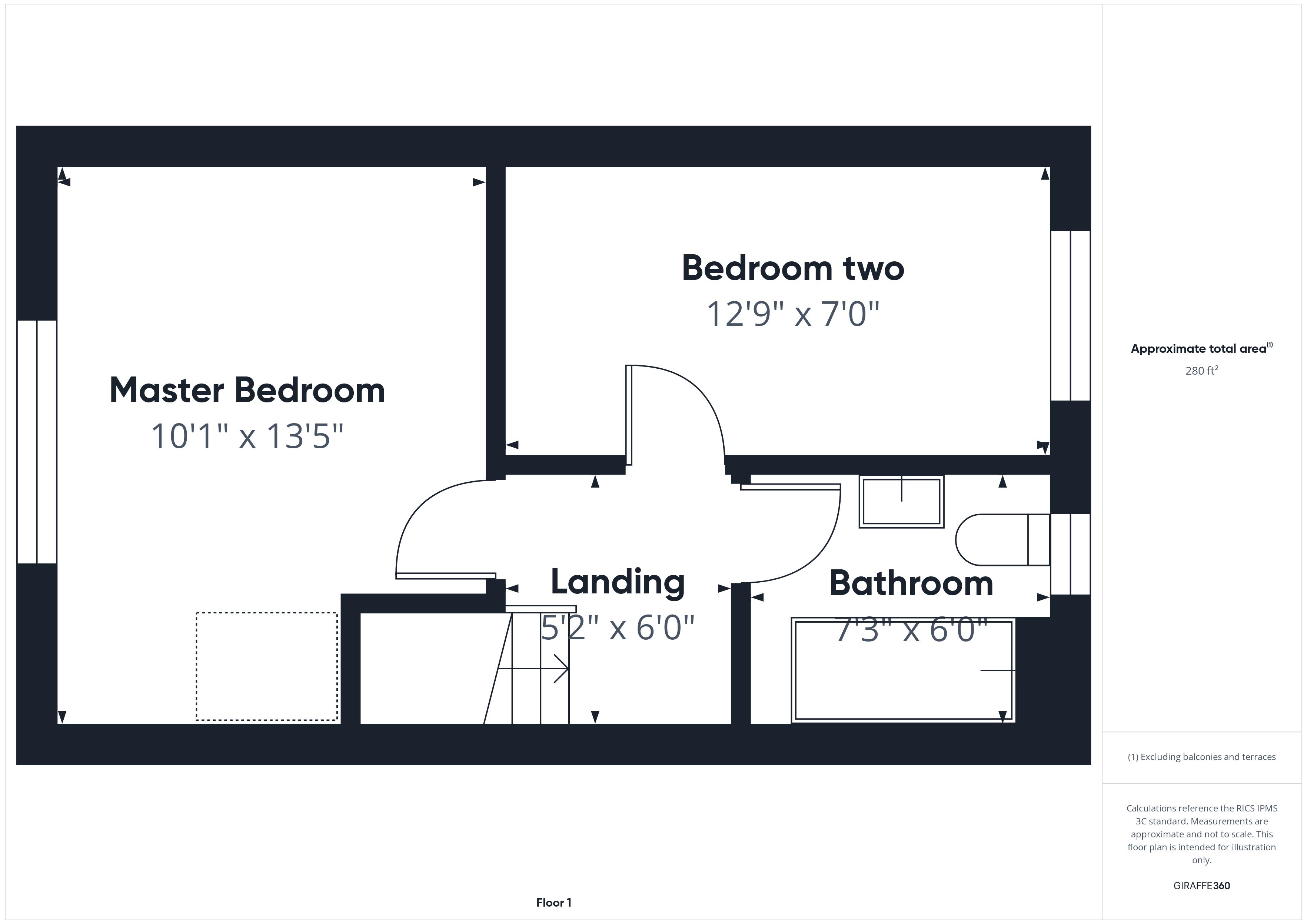 2 bed house for sale in Griffin Road, Ollerton , NG22 - Property Floorplan