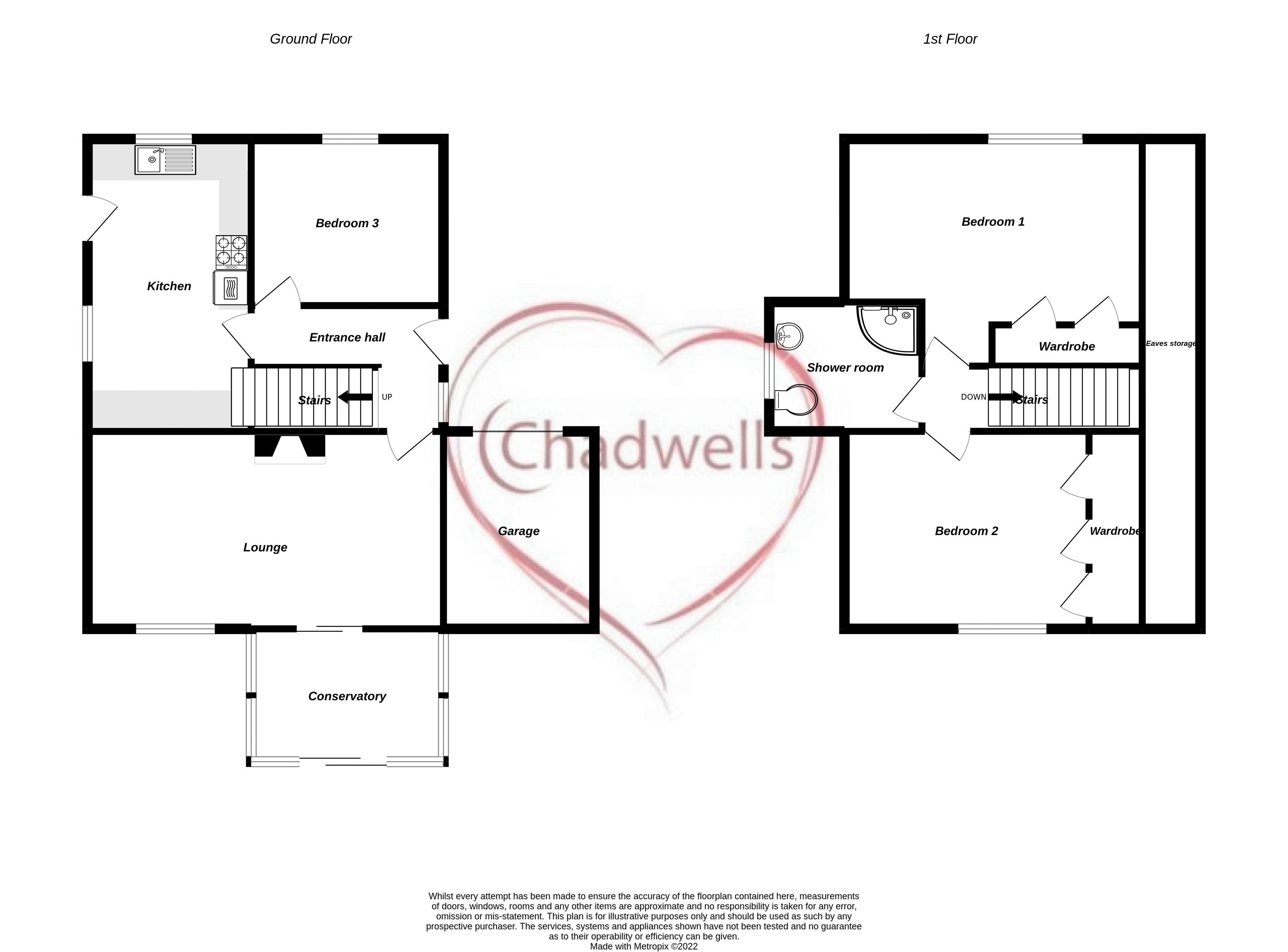 3 bed bungalow for sale in Hereford Avenue, Newark, NG22 - Property Floorplan