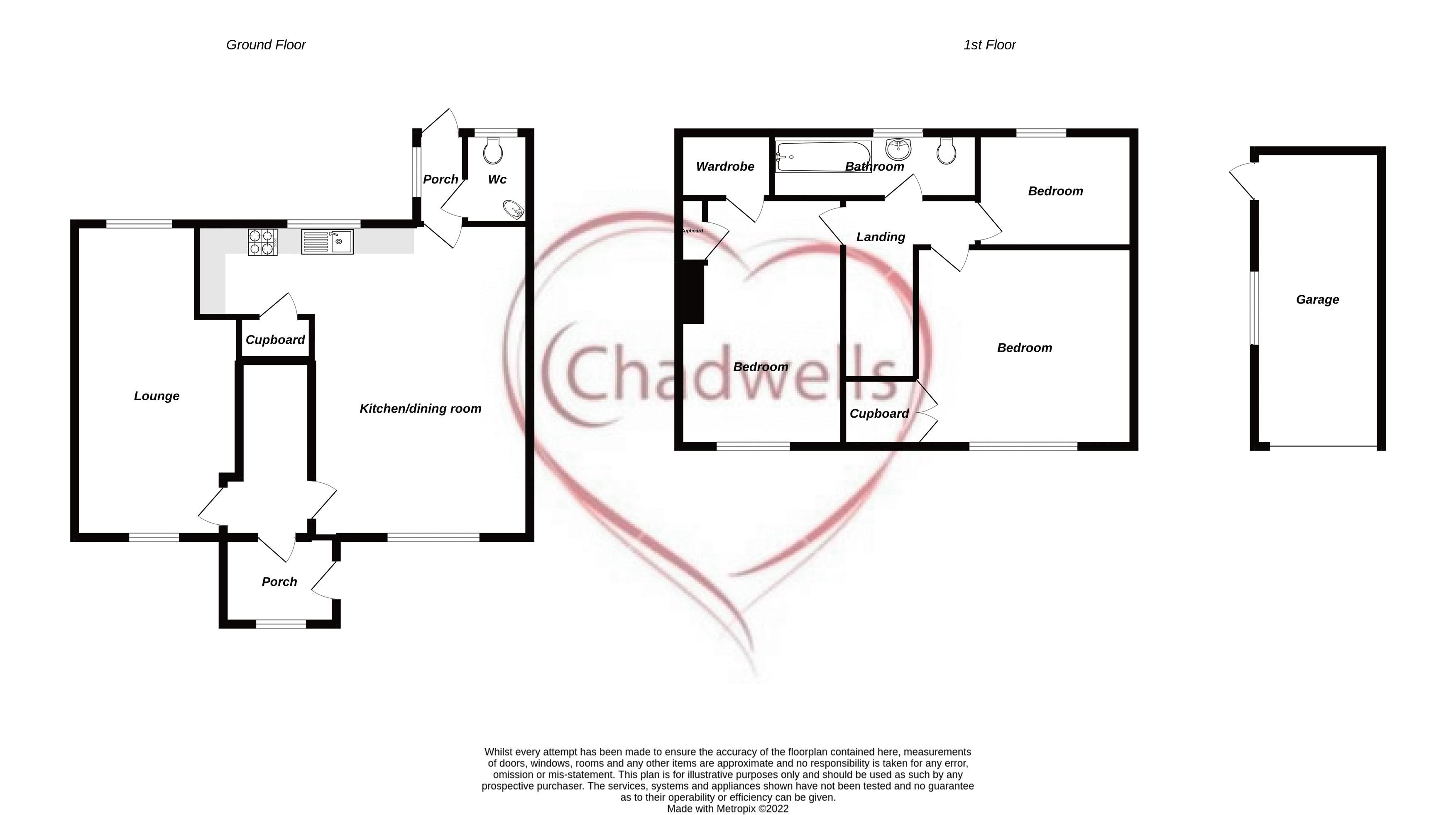 3 bed house for sale in Second Avenue, MANSFIELD, NG21 - Property Floorplan
