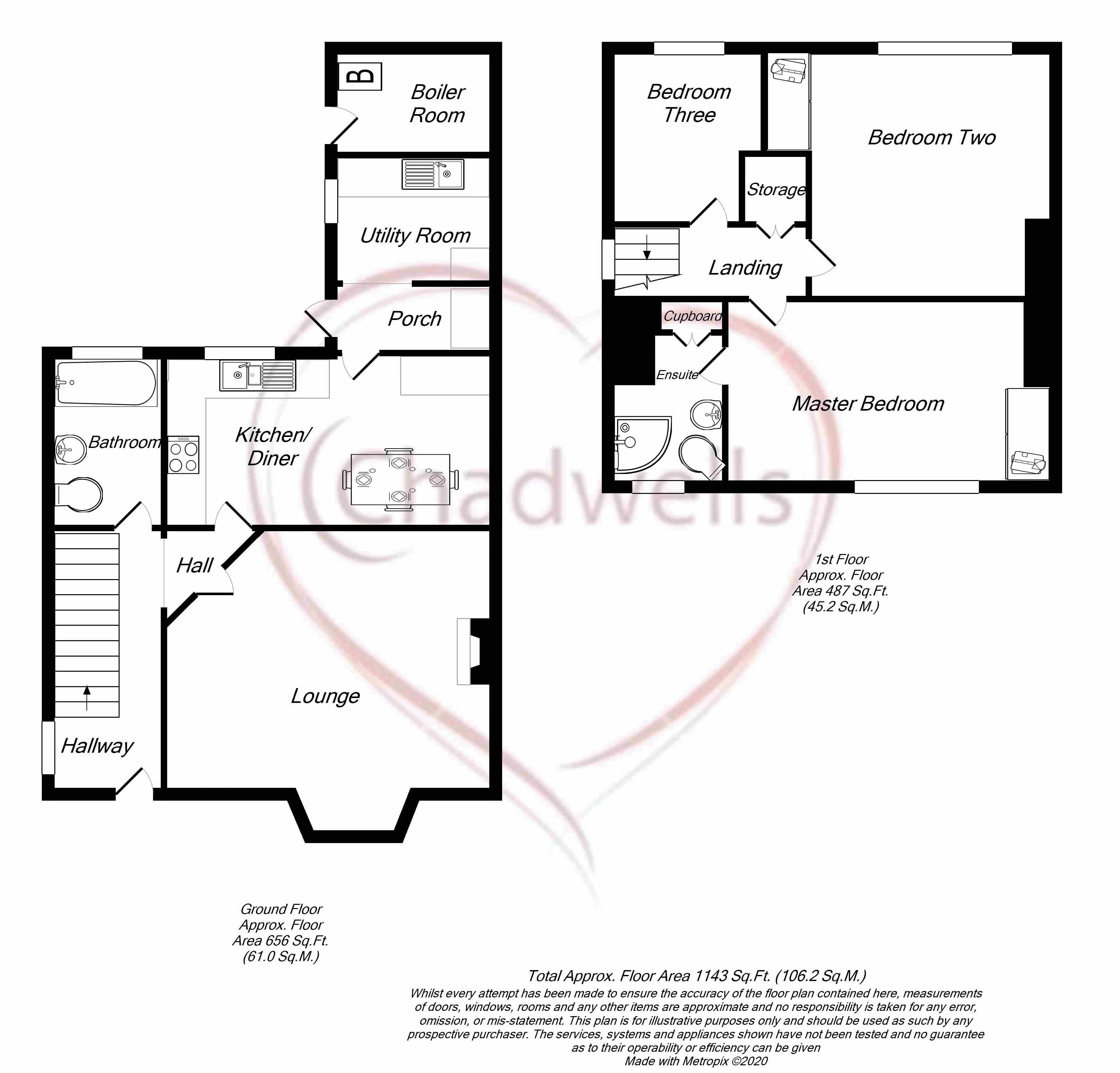 3 bed house for sale in Triumph Road, Eakring, NG22 - Property Floorplan